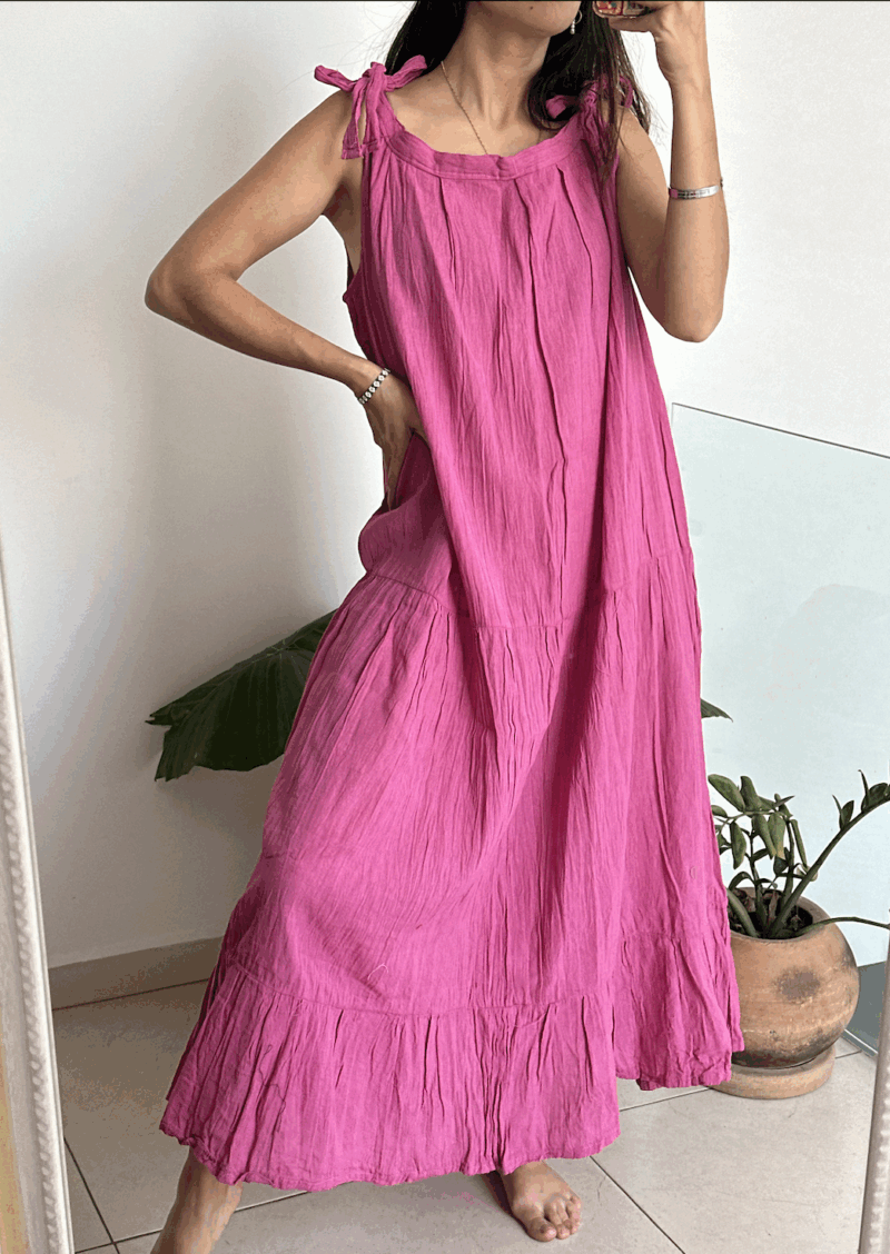 Vestido Grecia Rosa